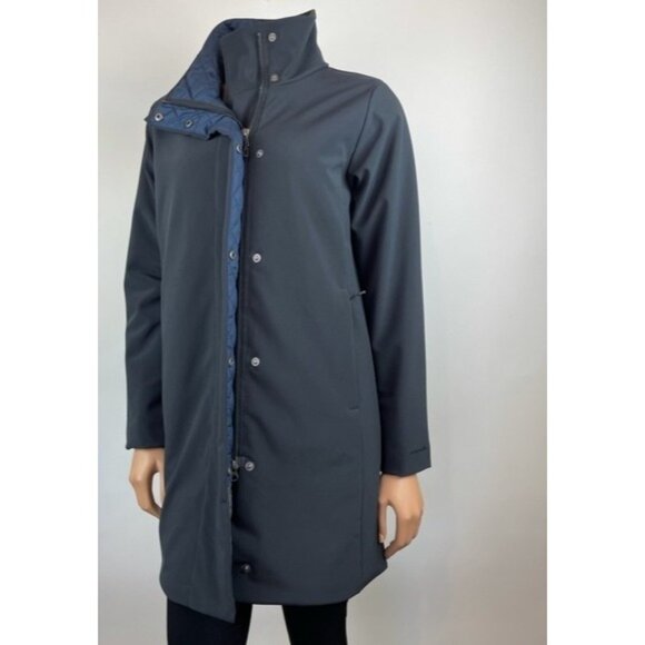 Patagonia Women's Sidesend Insulated Parka Coat Style 27675 Black - Picture 7 of 16